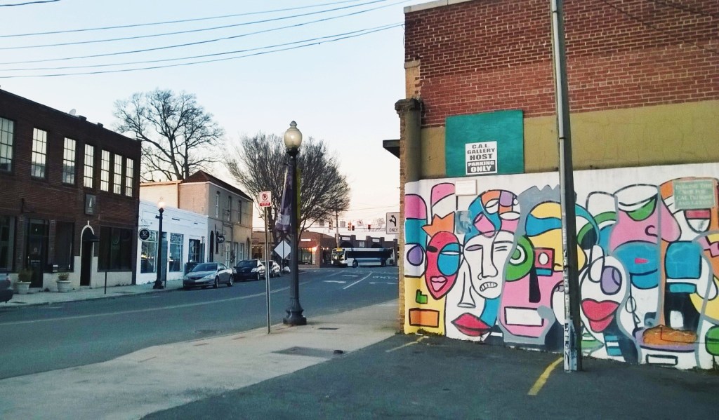 carlleena person wall mural charlotte art league south end photo by brooke gibbons