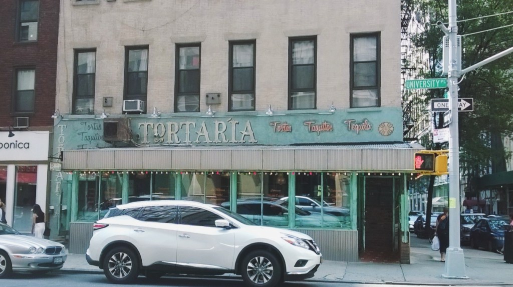 village new york storefront restuarant